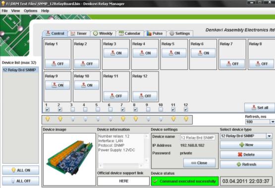 Denkovi Relay Manager Software (DRM Software)