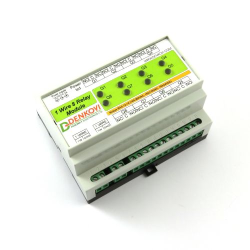 One wire relay card - 8 SPDT channels for Home Automation - BOX