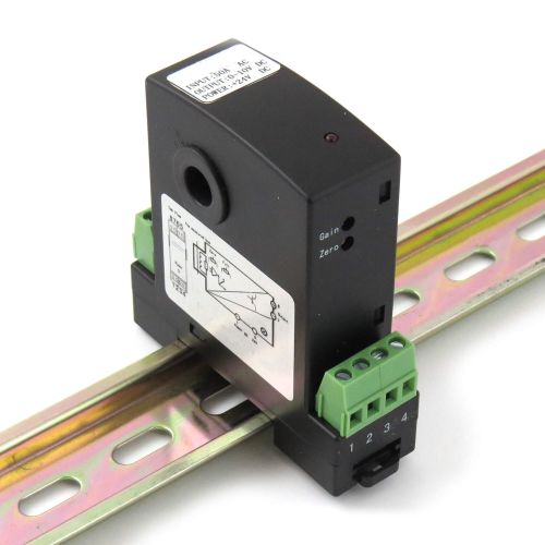 Current Transducer 0-50A AC In, 0-10V DC Out, DIN Mount