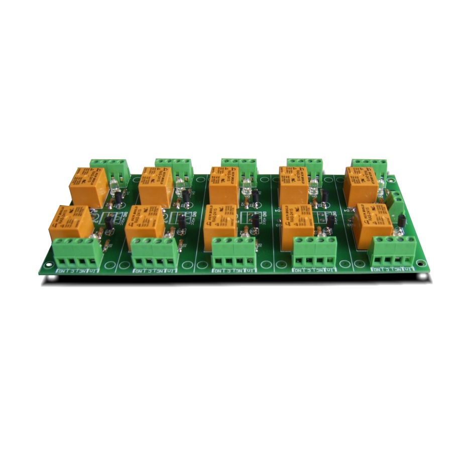 Ten Relay Board 24V Card for your AVR PIC Project 