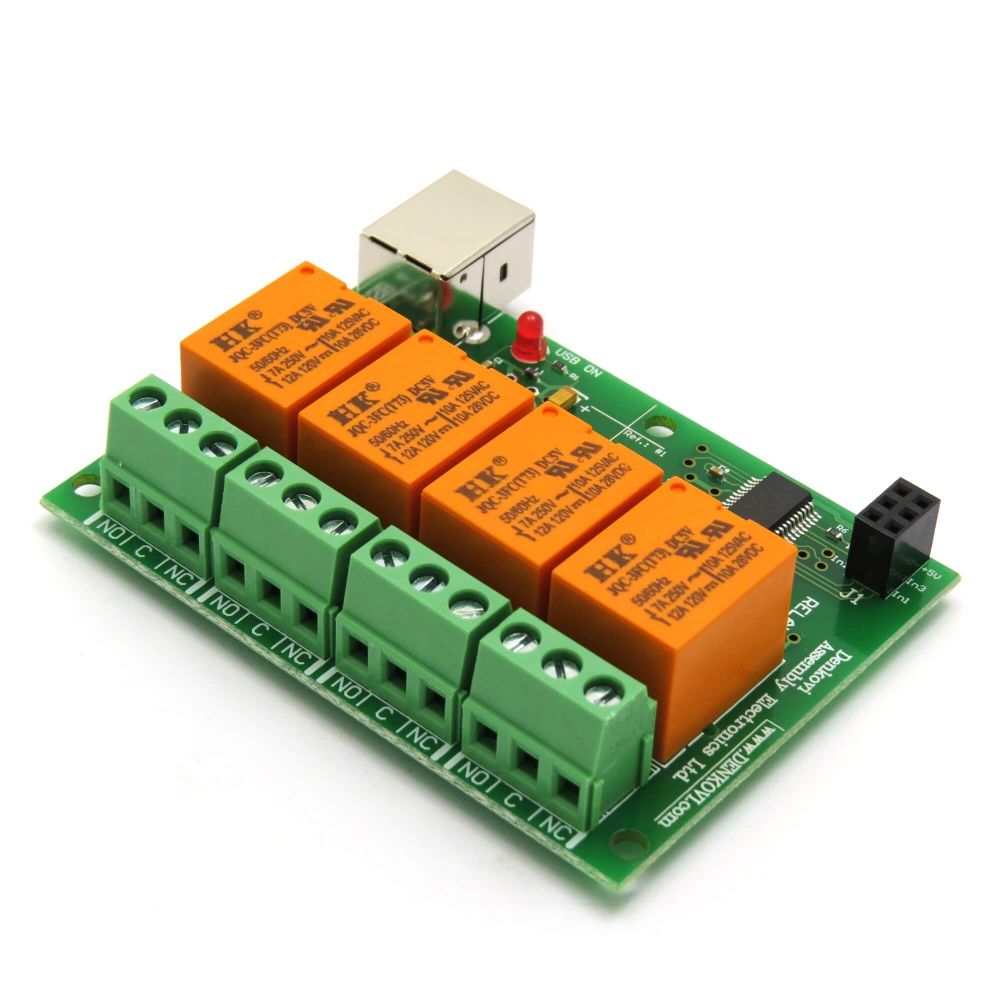 8CH 8 Channel DC 12V Relay Control Board USB ULN2803 Driver Module For AVR ARM 