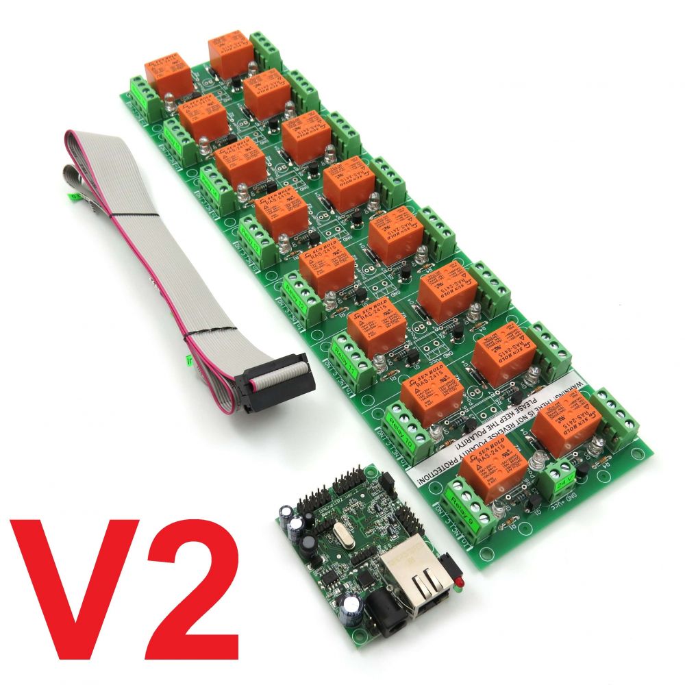 Ethernet RJ45 TCP/IP Relais Afstandsbedieningsmodule 8 Kanalen - Solid State Relais Controller Met Webserver En Koffer (Wit)