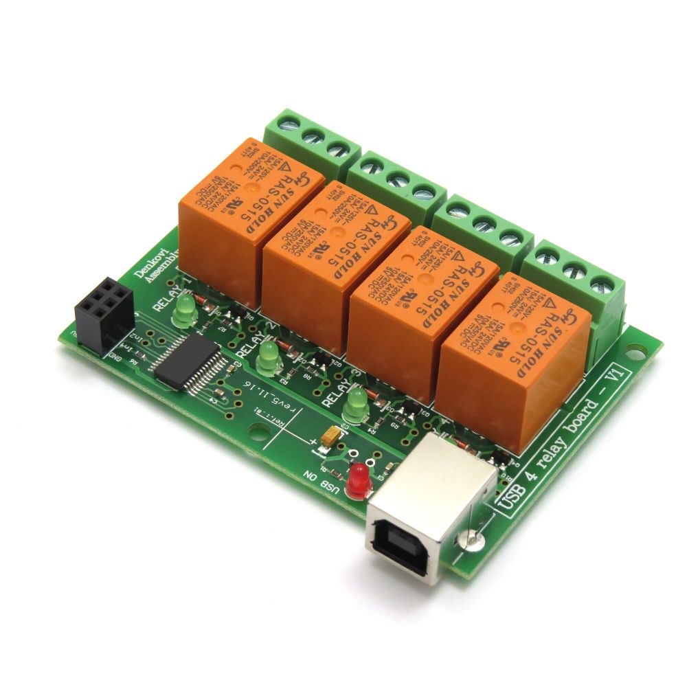 USB Relay Controller Board Channels for Home Automation