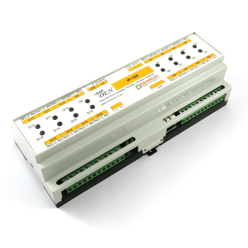 smartDEN IP 16 Relay Web enabled Module with Rail BOX