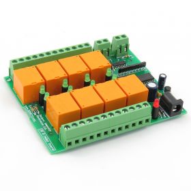 One wire relay card - 8 SPDT channels for Home Automation