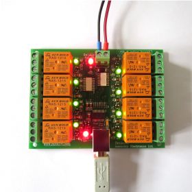 USB Eight Channel Relay Board for Automation