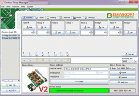 Web SNMP controlled 8 Relay Board with DAEnetIP2 v2
