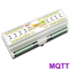 smartDEN MQTT Ethernet 16 Relay Module - DIN RAIL BOX