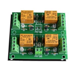 4 Channel relay board for your Arduino or Raspberry PI - 24V