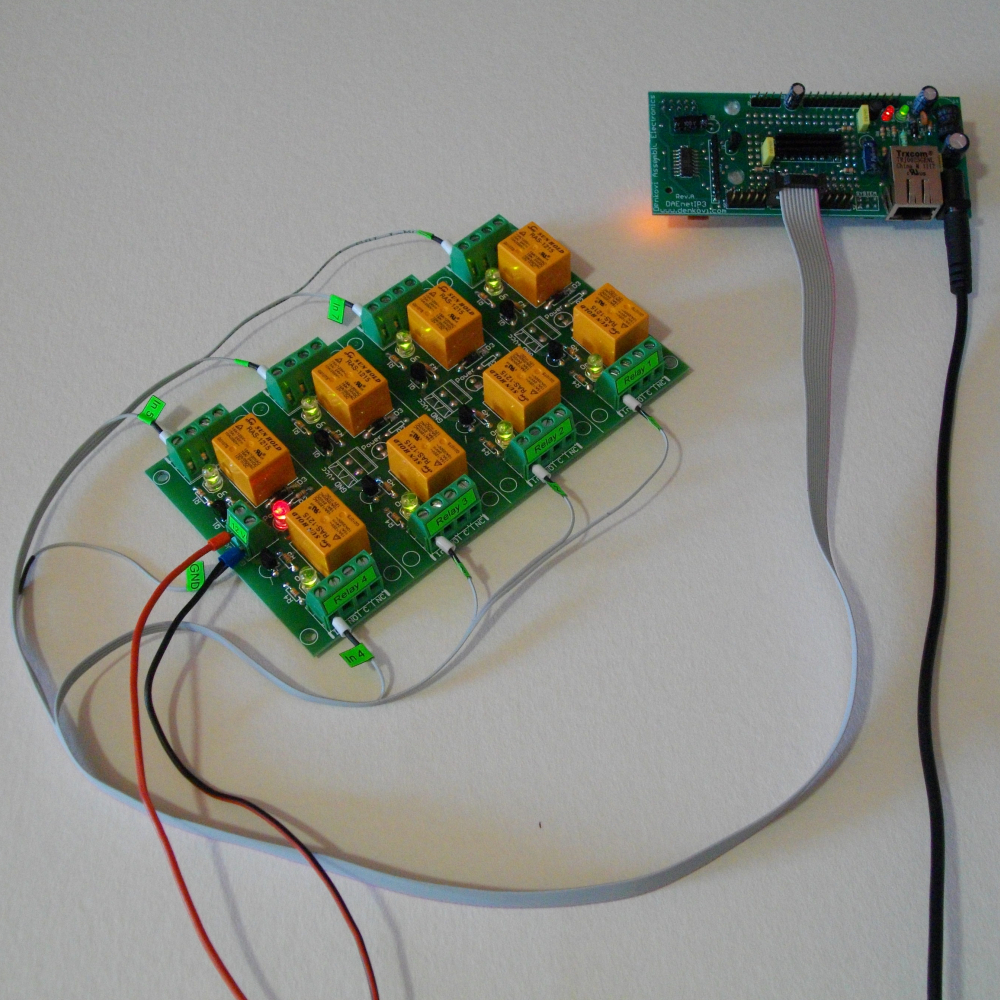   11 Eight(8) Channel Relay Module Board Web, TCP/IP, VB6, BCB6  