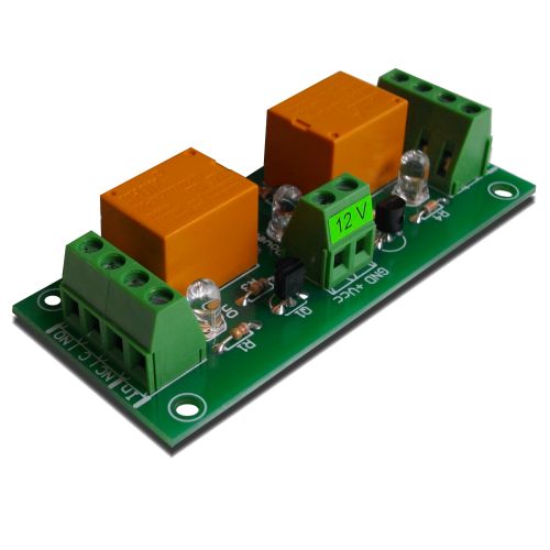 2 Channel relay board for your Arduino or Raspberry PI - 12V