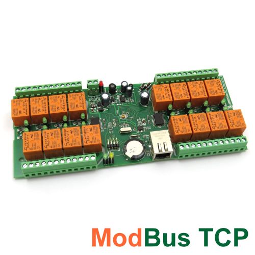 smartDEN Ethernet 16 Relay Module ModBus-TCP PCB