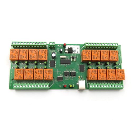 USB 16 Channel Relay Board for Automation - Virtual COM (Serial) Port
