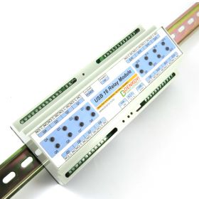 USB 16 Channel Relay Module - RS232 Controlled - BOX