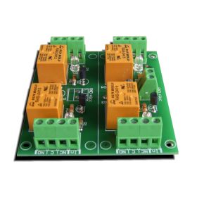 4 Channel relay board for your Arduino or Raspberry PI - 24V