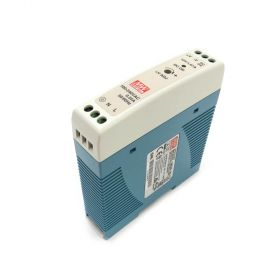 Mean Well MDR-20-12 Industrial DIN Rail Power Supply 12V/1.67A Out