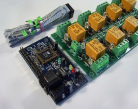 Web SNMP controlled 8 Relay Board v1